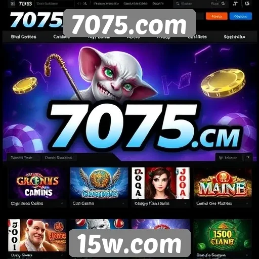 Plataforma 7075.com oferece diversidade em jogos online
